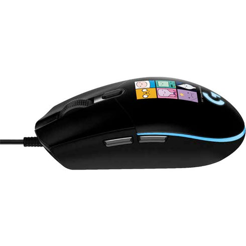 Adult Swim Adventure Time Character Tiles G203 Prodigy RGB Wired Gaming Mouse Skin