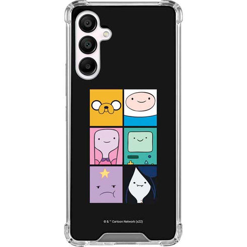 Adult Swim Adventure Time Character Tiles Galaxy A16 5G Clear Case