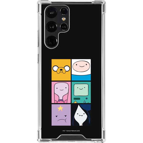 Adult Swim Adventure Time Character Tiles Galaxy S23 Ultra Clear Case