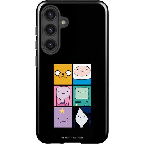 Adult Swim Adventure Time Character Tiles Galaxy S25 Impact Case