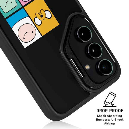 Adult Swim Adventure Time Character Tiles Galaxy S25 Kickstand Case