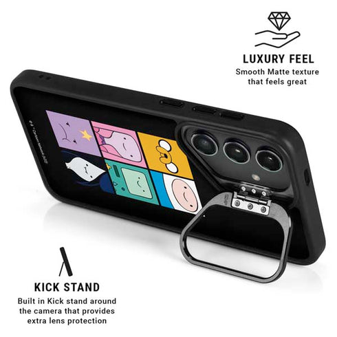 Adult Swim Adventure Time Character Tiles Galaxy S24 Plus Kickstand Case