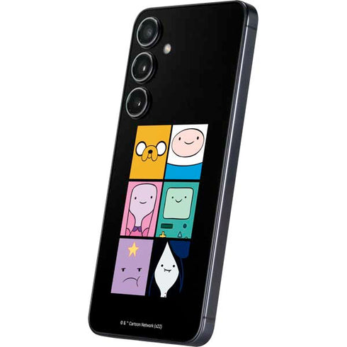 Adult Swim Adventure Time Character Tiles Galaxy S25 Plus Skin