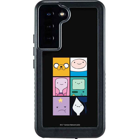Adult Swim Adventure Time Character Tiles Galaxy S24 Plus Waterproof Case