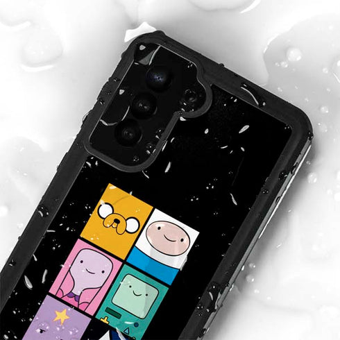 Adult Swim Adventure Time Character Tiles Galaxy S24 Plus Waterproof Case