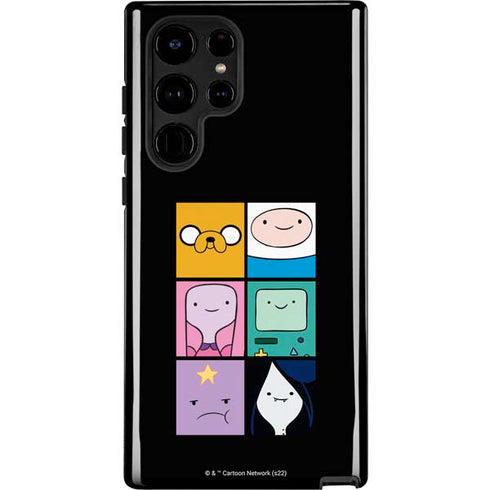 Adult Swim Adventure Time Character Tiles Galaxy S25 Ultra Impact Case