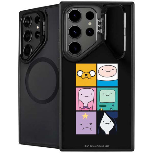 Adult Swim Adventure Time Character Tiles Galaxy S25 Ultra Kickstand Case