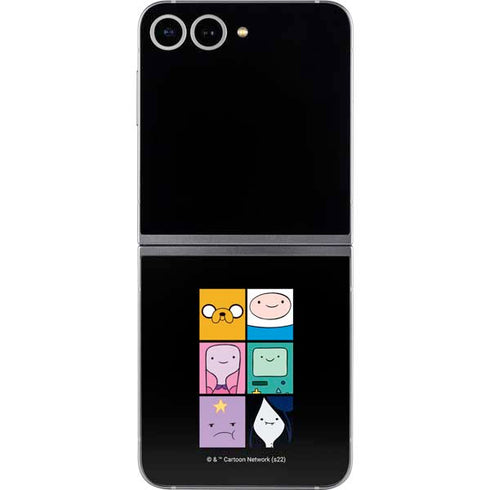 Adult Swim Adventure Time Character Tiles Galaxy Z Flip6 Skin