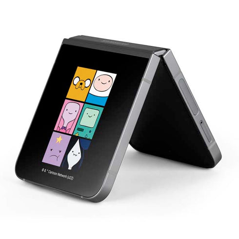 Adult Swim Adventure Time Character Tiles Galaxy Z Flip6 Skin