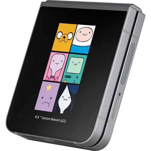 Adult Swim Adventure Time Character Tiles Galaxy Z Flip6 Skin