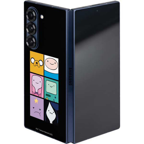 Adult Swim Adventure Time Character Tiles Galaxy Z Fold6 Skin
