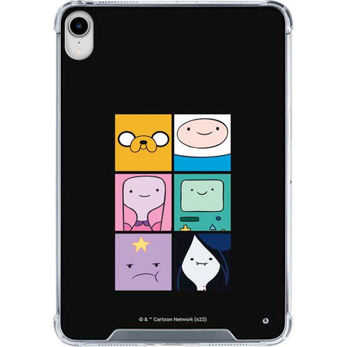 Adult Swim Adventure Time Character Tiles iPad 11th Gen (2025) Clear Case