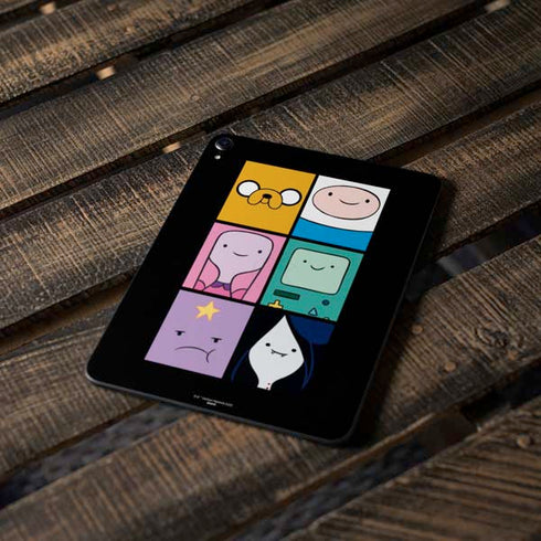 Adult Swim Adventure Time Character Tiles Apple iPad Pro Skin