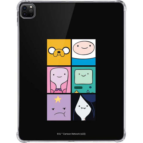 Adult Swim Adventure Time Character Tiles iPad Pro 11in (2024) Clear Case