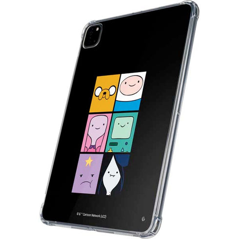 Adult Swim Adventure Time Character Tiles iPad Pro 11in (2024) Clear Case
