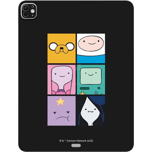 Adult Swim Adventure Time Character Tiles iPad Pro 13in M4 (2024) Skin