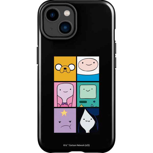 Adult Swim Adventure Time Character Tiles iPhone 15 Impact Case