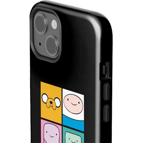 Adult Swim Adventure Time Character Tiles iPhone 15 Impact Case