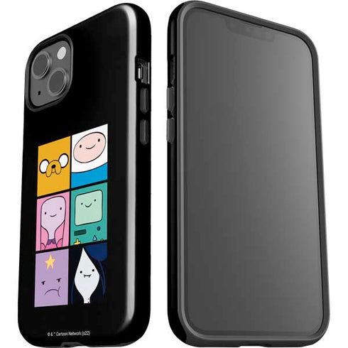 Adult Swim Adventure Time Character Tiles iPhone 15 Impact Case