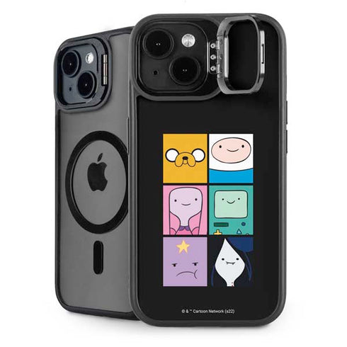 Adult Swim Adventure Time Character Tiles iPhone 15 Kickstand Case