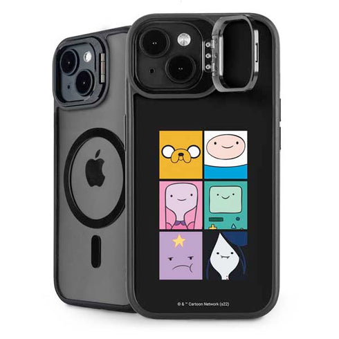 Adult Swim Adventure Time Character Tiles iPhone 15 Plus Kickstand Case