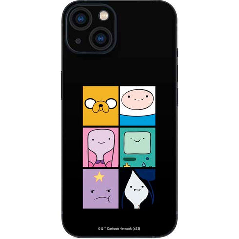 Adult Swim Adventure Time Character Tiles iPhone 15 Skin
