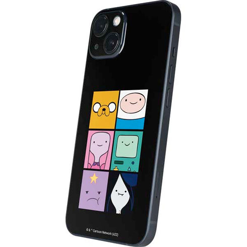 Adult Swim Adventure Time Character Tiles iPhone 15 Skin