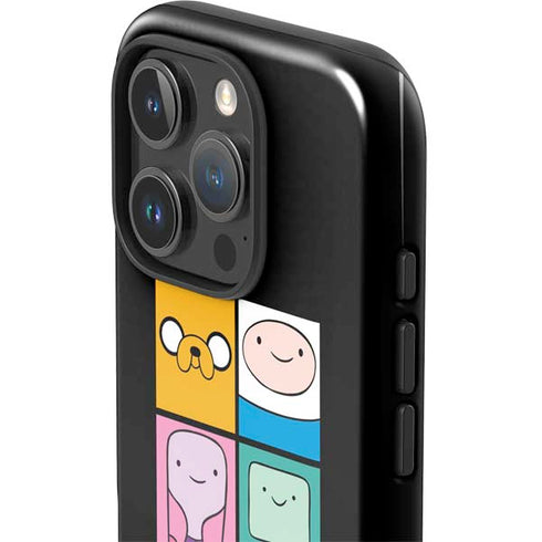 Adult Swim Adventure Time Character Tiles iPhone 16 Pro Impact Case