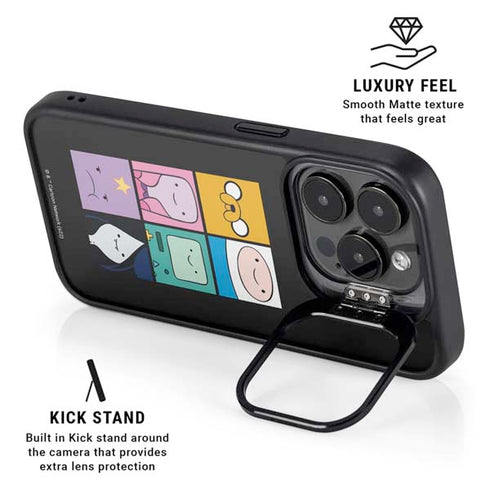 Adult Swim Adventure Time Character Tiles iPhone 16 Pro Kickstand Case
