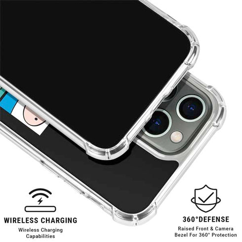 Adult Swim Adventure Time Character Tiles iPhone 16 Pro Max Clear Case