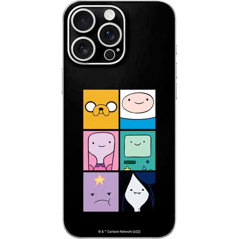 Adult Swim Adventure Time Character Tiles iPhone 16 Pro Max Skin