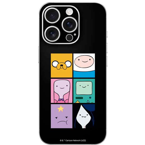 Adult Swim Adventure Time Character Tiles iPhone 16 Pro Skin