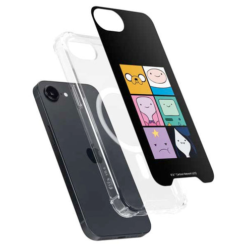 Adult Swim Adventure Time Character Tiles iPhone 16e MagSafe Case