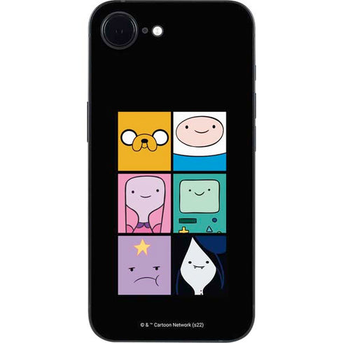 Adult Swim Adventure Time Character Tiles iPhone 16e Skin