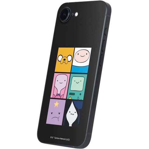 Adult Swim Adventure Time Character Tiles iPhone 16e Skin