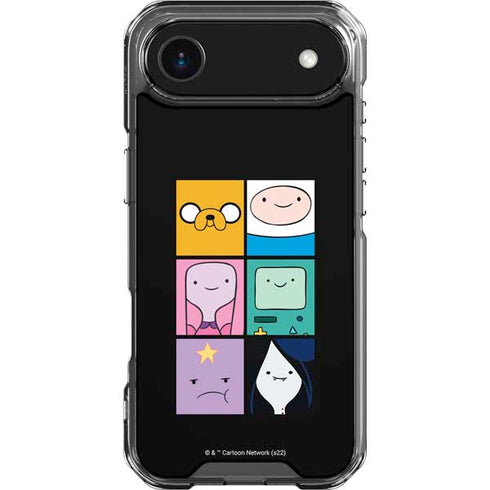 Adult Swim Adventure Time Character Tiles iPhone 17 Air Clear Case