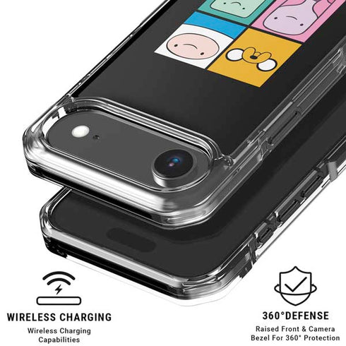 Adult Swim Adventure Time Character Tiles iPhone 17 Air Clear Case