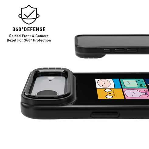 Adult Swim Adventure Time Character Tiles iPhone 17 Air Kickstand Case