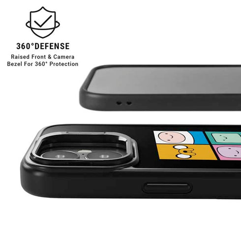 Adult Swim Adventure Time Character Tiles iPhone 17 Kickstand Case