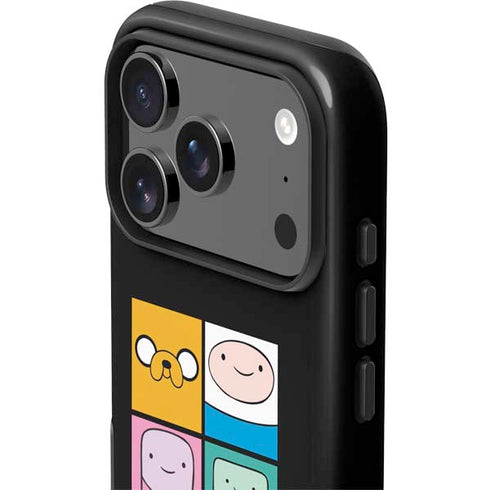 Adult Swim Adventure Time Character Tiles iPhone 17 Pro Impact Case