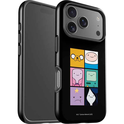 Adult Swim Adventure Time Character Tiles iPhone 17 Pro Impact Case