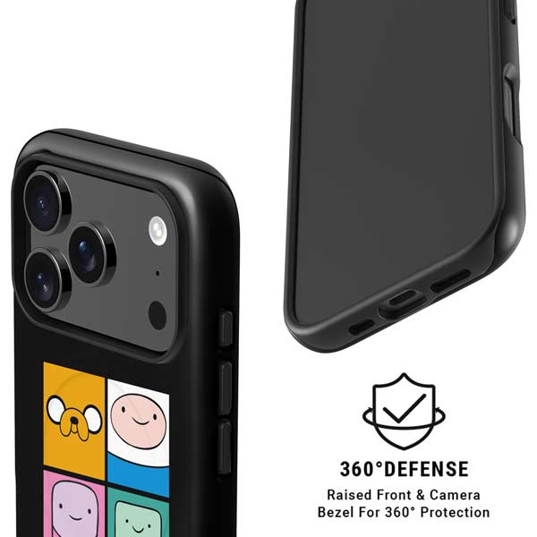 Adult Swim Adventure Time Character Tiles Apple iPhone 17 Pro Magsafe  Impact Case
