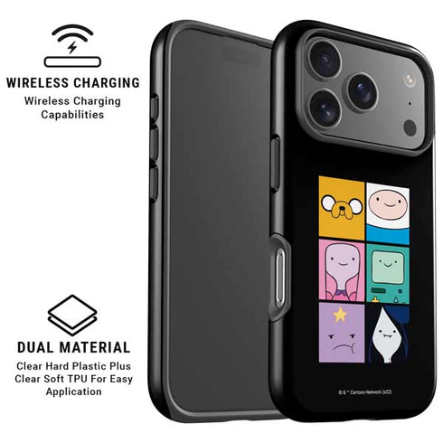 Adult Swim Adventure Time Character Tiles iPhone 17 Pro Magsafe Impact Case