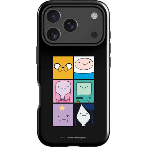Adult Swim Adventure Time Character Tiles iPhone 17 Pro Max Impact Case