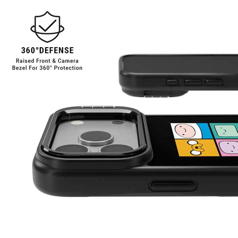 Adult Swim Adventure Time Character Tiles iPhone 17 Pro Max Kickstand Case