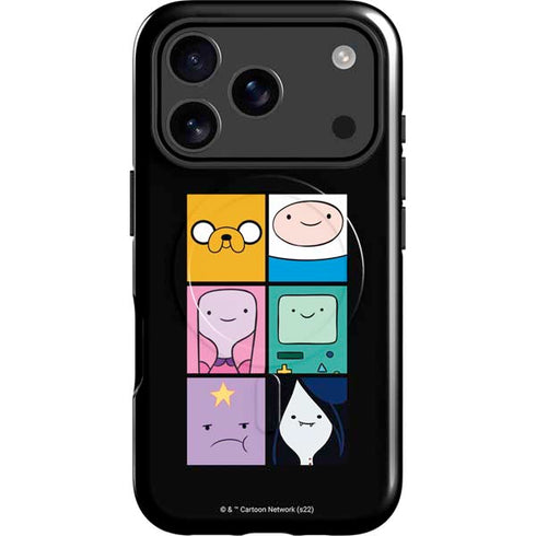 Adult Swim Adventure Time Character Tiles iPhone 17 Pro Max Magsafe Impact Case