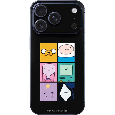 Adult Swim Adventure Time Character Tiles iPhone 17 Pro Skin