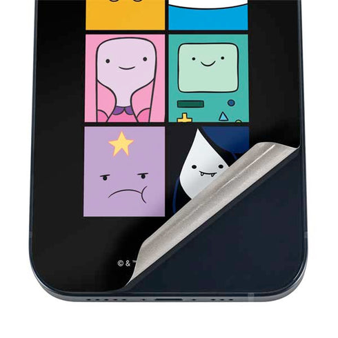 Adult Swim Adventure Time Character Tiles iPhone 17 Skin