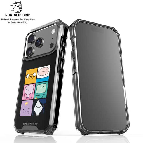 Adult Swim Adventure Time Character Tiles iPhone 18 Pro Clear Case