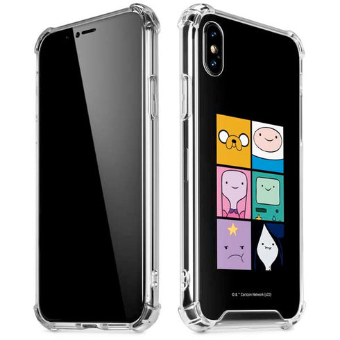 Adult Swim Adventure Time Character Tiles iPhone X/XS Clear Case